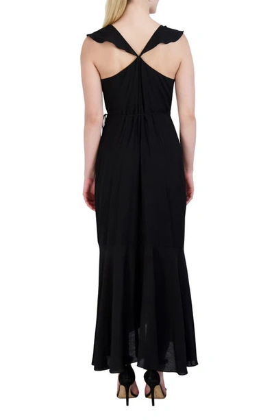 LAUNDRY BY SHELLI SEGAL Power Mesh Faux Wrap Slip Dress main image 0