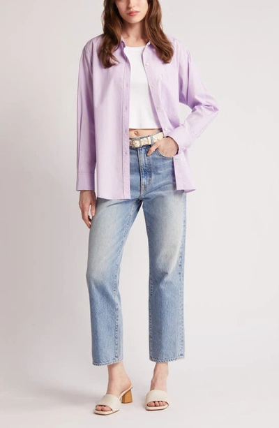 Shop Rails Arlo Woven Shirt In Orchid