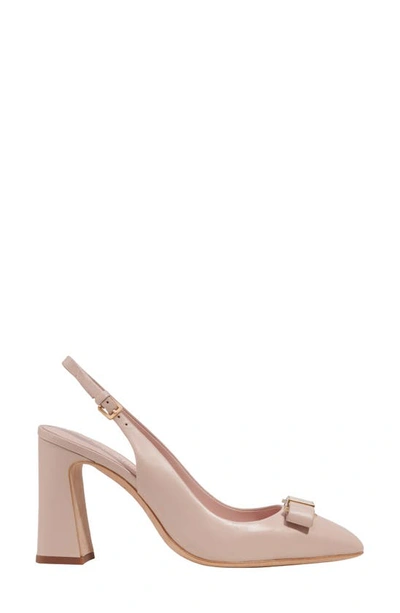 Kate Spade Bowdie Slingback Pumps In Pale Vellum