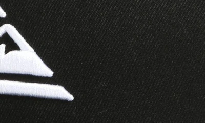 Shop Quiksilver Mountain & Wave Baseball Cap In Black/ White