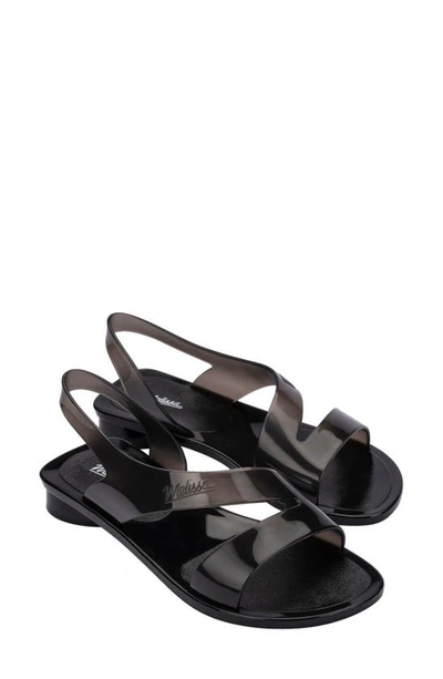 Shop Melissa The Real Jelly Sandal In Black