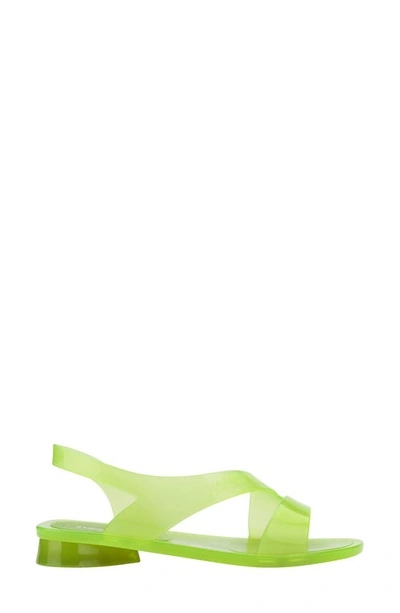 Shop Melissa The Real Jelly Sandal In Green