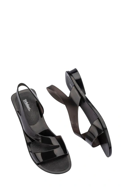 Shop Melissa The Real Jelly Sandal In Black