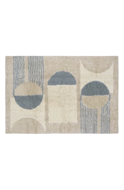 Shop Lorena Canals Woolable Sun Rays Wool Area Rug In Brown Tones