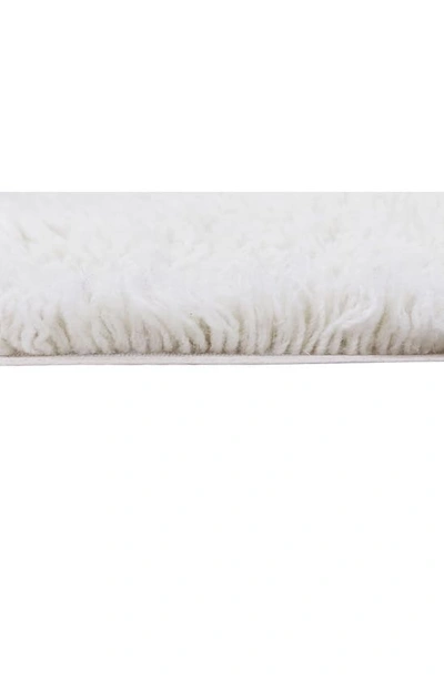 Shop Lorena Canals Woolable Arctic Circle Round Washable Wool Rug In Sheep White