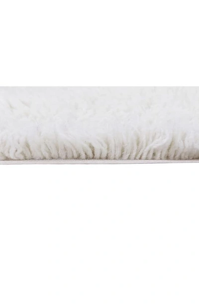 Lorena Canals Woolable Arctic Circle Round Washable Wool Rug In Sheep White