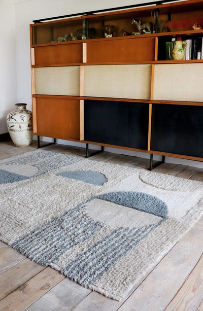 Lorena Canals Woolable Sun Rays Wool Area Rug In Brown Tones