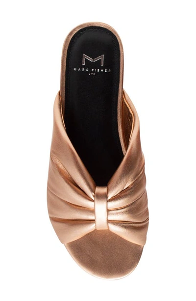 Shop Marc Fisher Ltd Olita Slide Sandal In Light Pink
