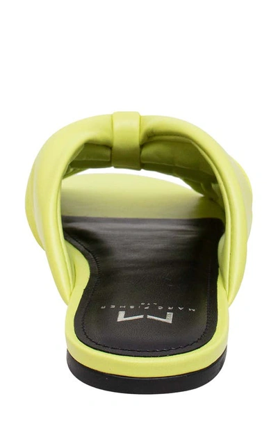 Shop Marc Fisher Ltd Olita Slide Sandal In Yellow