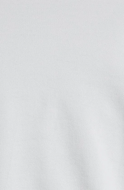 Eleventy Sea Island Cotton Crewneck Sweater In Light Blue - Sand - White