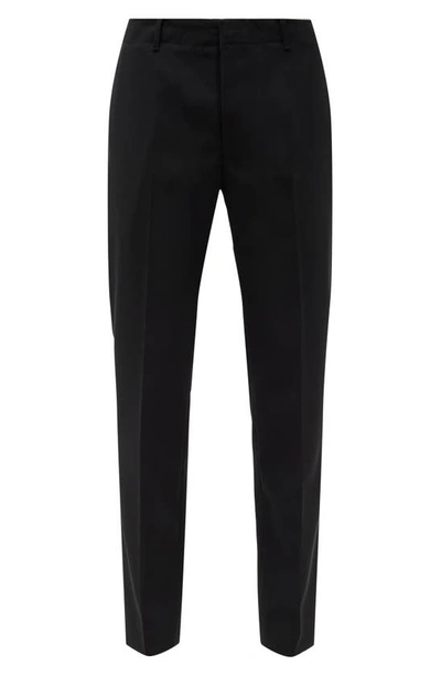 Shop Allsaints Talia Wool Blend Trousers In Black