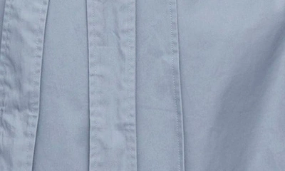 Shop Bernardo Cotton Twill Trench Coat In Dusty Blue