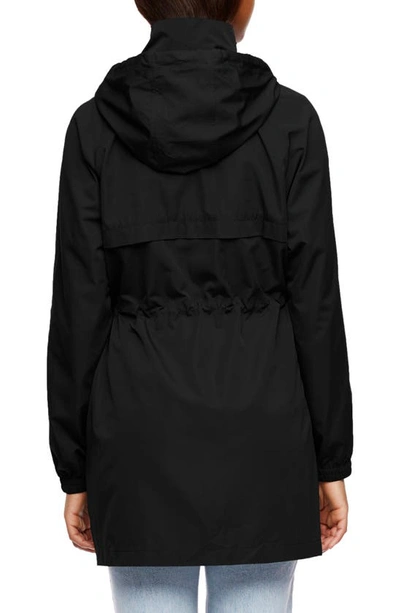 Shop Bernardo Rain Hooded Jacket In Black