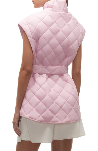 Shop Moose Knuckles St Clair Quilted Vest In Fashion Pink