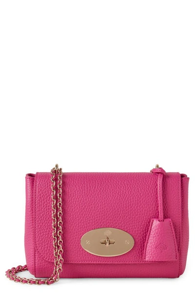 Shop Mulberry Lily Convertible Leather Shoulder Bag In  Pink