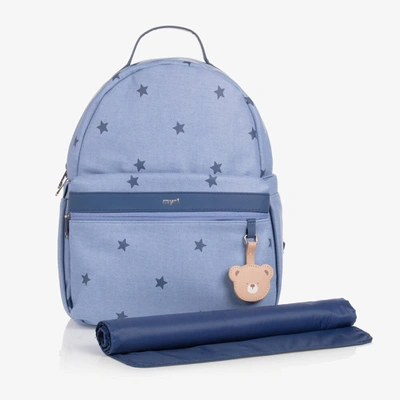Shop Mayoral Blue Backpack Changing Bag (39cm)