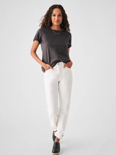 Faherty Sunwashed Crew T-shirt In Washed Black