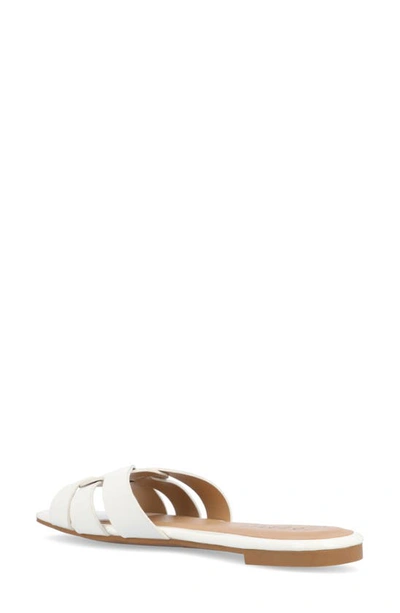 Journee Collection Tru Comfort Arrina Sandal In White