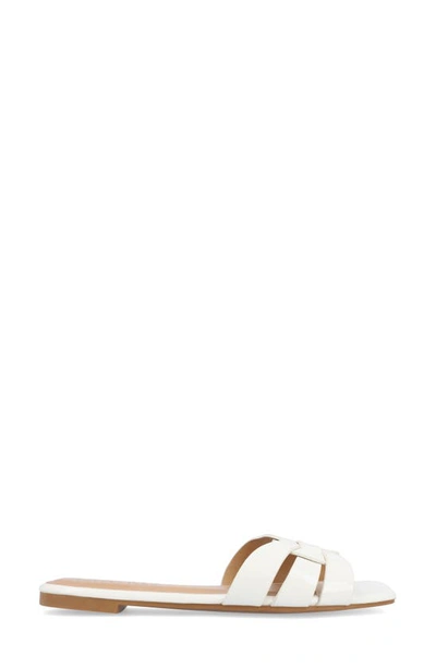 Journee Collection Tru Comfort Arrina Sandal In White