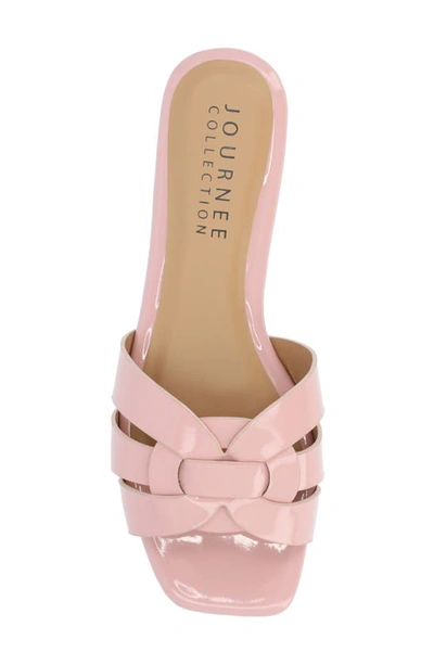 Journee Collection Journee Womens Arrina Wide Width Flat Sandals In Blush
