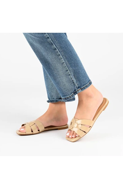 Journee Collection Tru Comfort Arrina Sandal In Nude