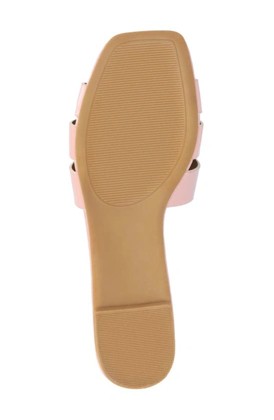 Journee Collection Journee Womens Arrina Wide Width Flat Sandals In Blush