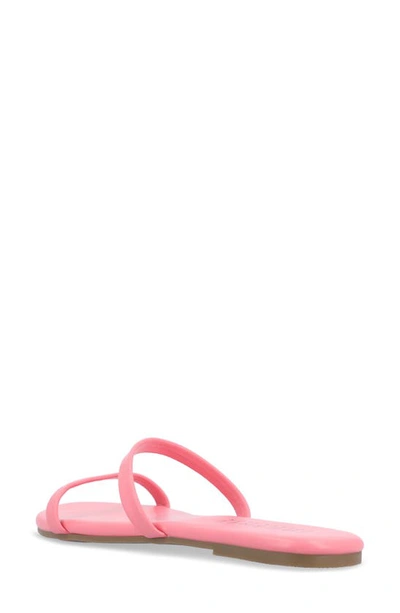 Journee Collection Adyrae Tru Comfort Slide Sandal In Pink