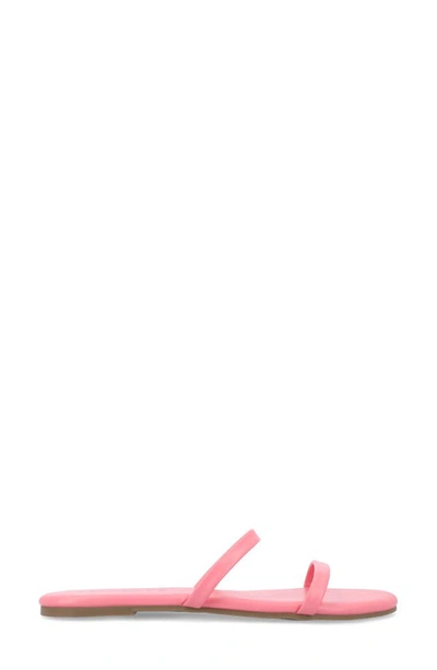 Journee Collection Adyrae Tru Comfort Slide Sandal In Pink