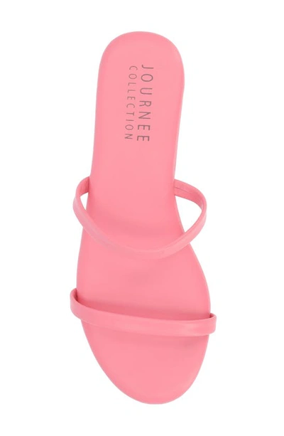 Journee Collection Adyrae Tru Comfort Slide Sandal In Pink