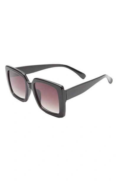Bp. Oversize Classic Square Sunglasses In Black