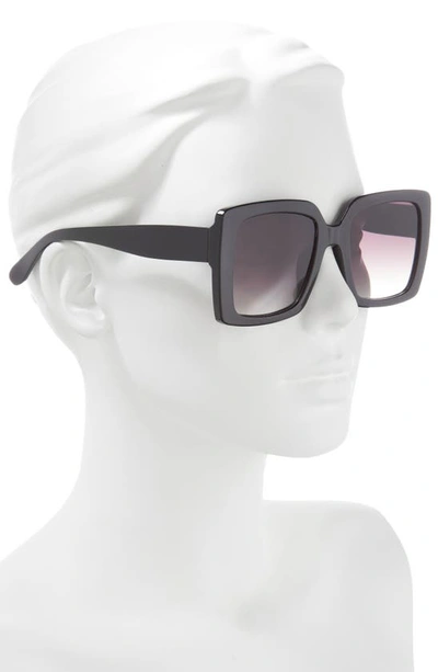 Bp. Oversize Classic Square Sunglasses In Black