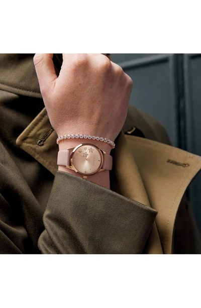 Shop Ted Baker Fitzrovia Leather Strap Watch & Bracelet Set, 34mm In Rose Gold/ Pink/ Pink