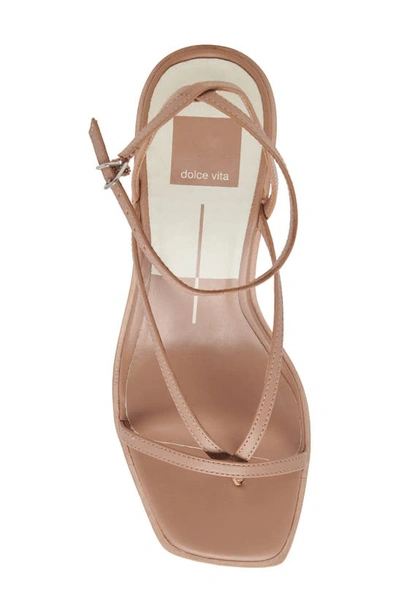 Shop Dolce Vita Banita Ankle Strap Sandal In Cafe Leather