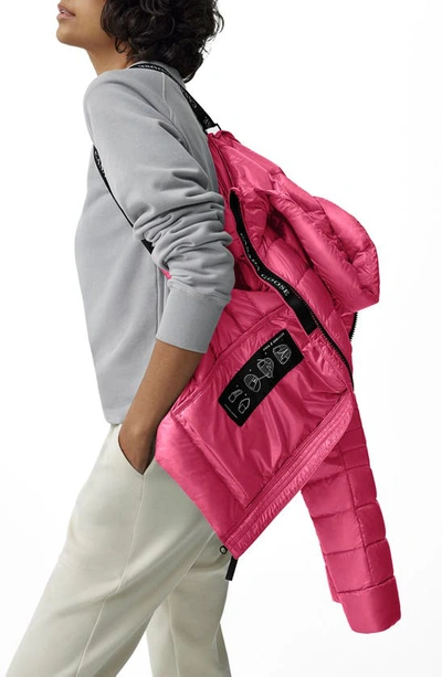 Shop Canada Goose Cypress Packable Hooded 750-fill-power Down Puffer Jacket In Summit Pink - Rose Sommet