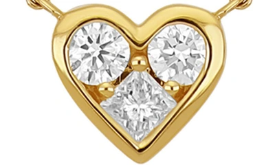 Bony Levy Simple Obsession Diamond Heart Pendant In 18k Yellow Gold