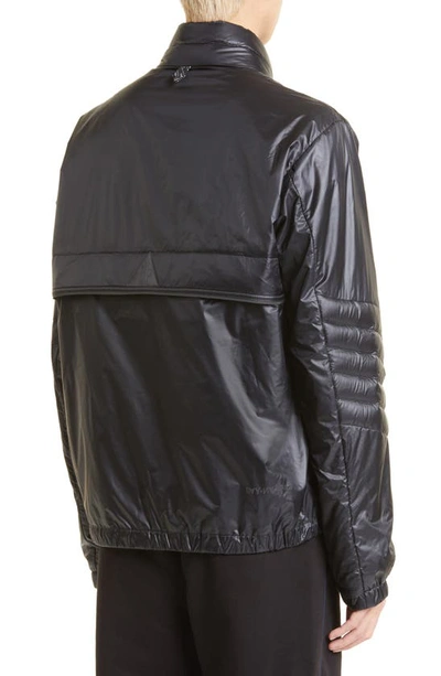 Shop Moncler Althaus Mixed Quilting Down Jacket In Black