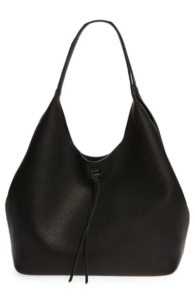 Shop Rebecca Minkoff Darren Signature Carryall Bag In Black