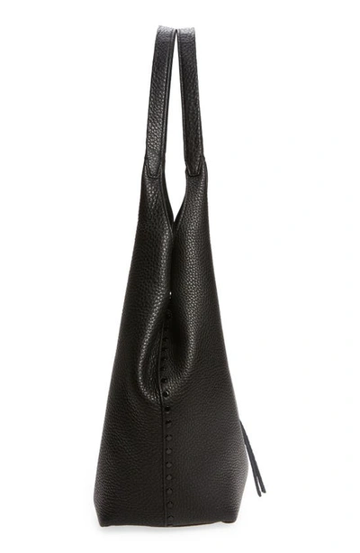 Shop Rebecca Minkoff Darren Signature Carryall Bag In Black