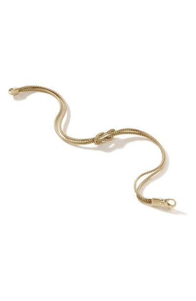 Shop John Hardy Classic Chain Knot Layered Rope Bracelet In Gold