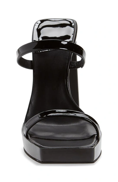 Shop Jeffrey Campbell Hustler Platform Sandal In Black Patent