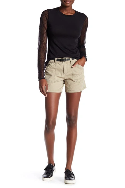 Shop Supplies By Union Bay Alix Twill Shorts In Taupe