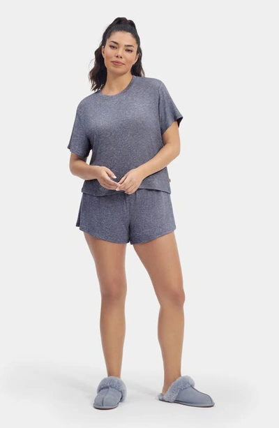 Shop Ugg (r) Aniyah Short Pajamas In Navy Heather