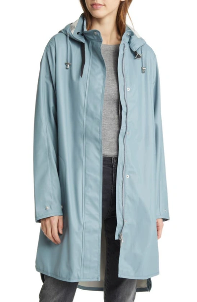Ilse Jacobsen Rain Slicker In Blue Cloud