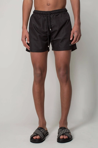 Shop Flaneur Homme Essential Swim Shorts Black