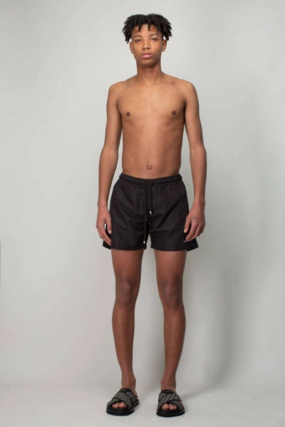 Shop Flaneur Homme Essential Swim Shorts Black