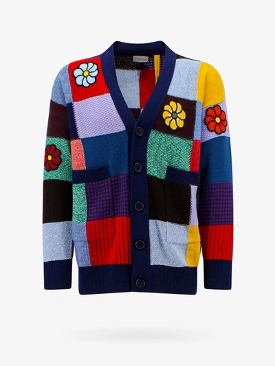 Shop Moncler Genius Cardigan In Multicolor