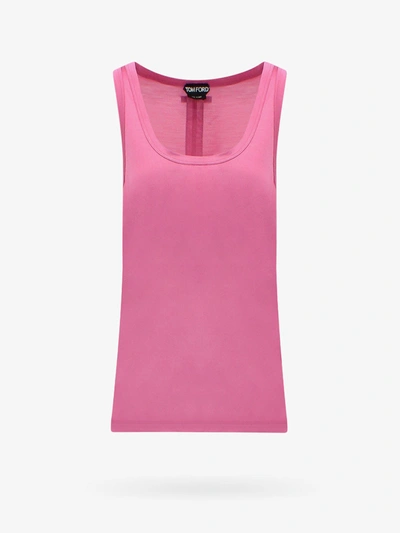 Shop Tom Ford Tank Top In Pink
