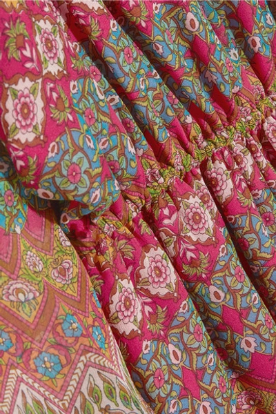 Shop Diane Von Furstenberg Parry Printed Silk-chiffon Dress