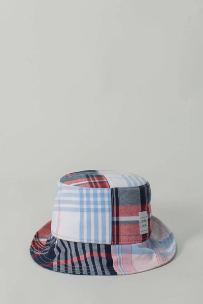 Shop Thom Browne Quartered Funmix Bucket Hat