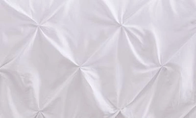 Shop Southshore Fine Linens Pinch Pintuck Duvet Cover Set In White